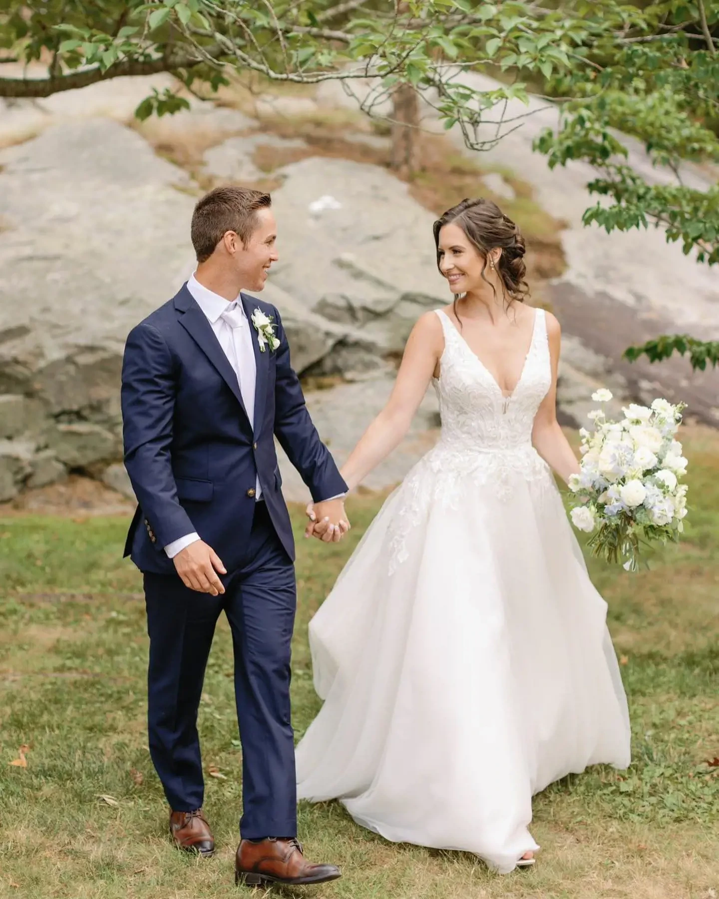 Photo of our real bride and groom