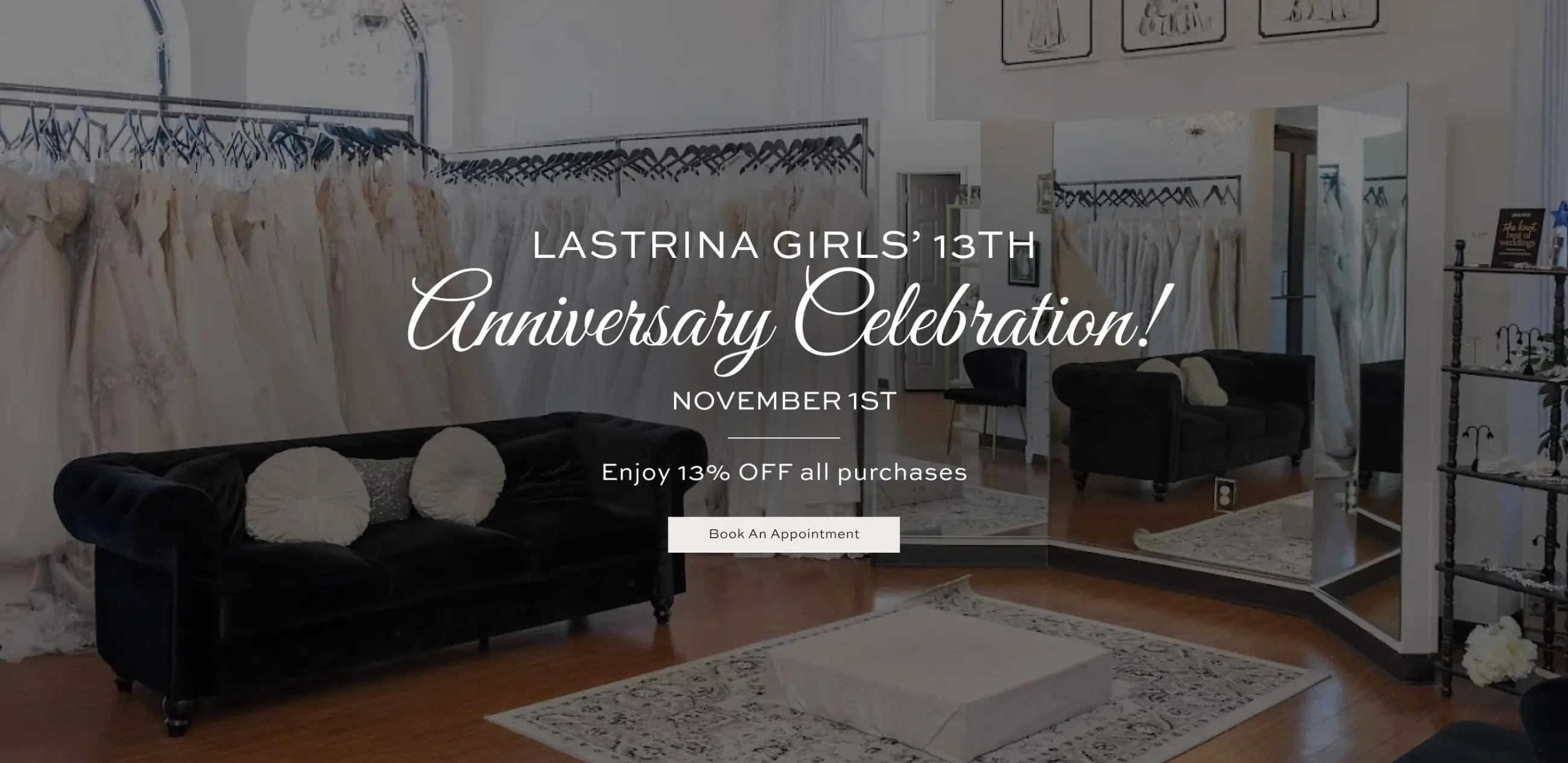 Lastrina Girls 13th Anniversary Banner for Desktop
