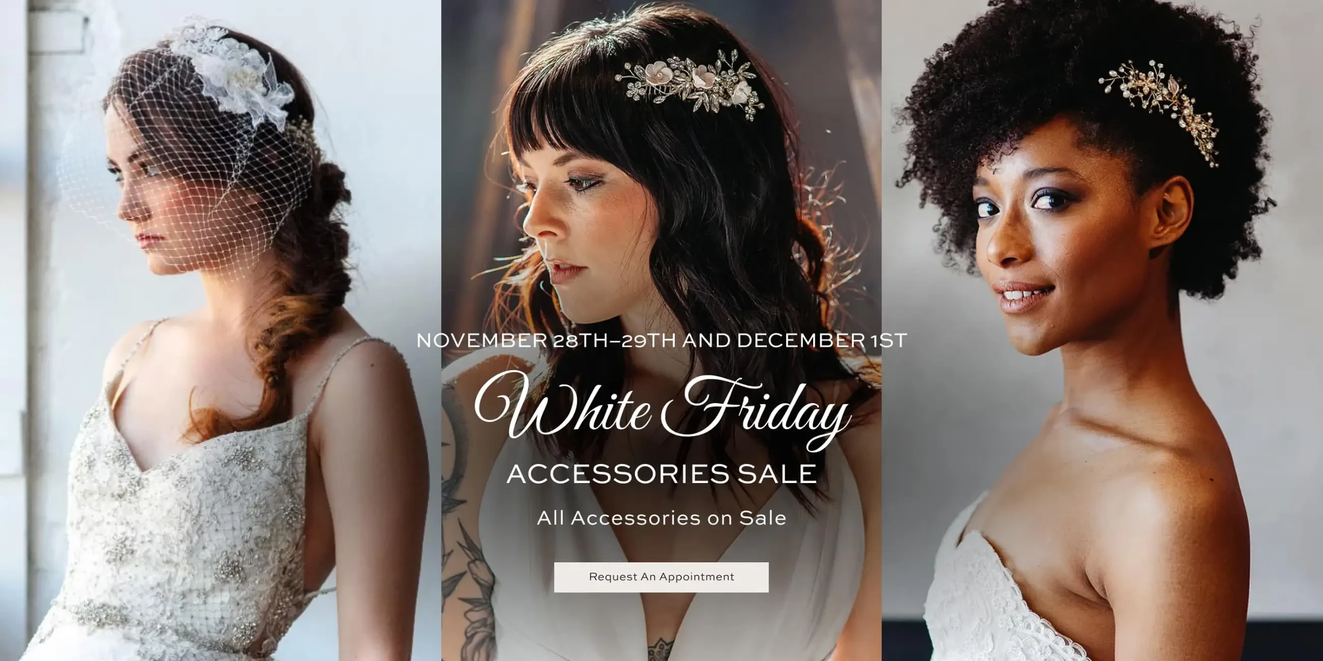 White Friday Accessory Sale Banner for Desktop